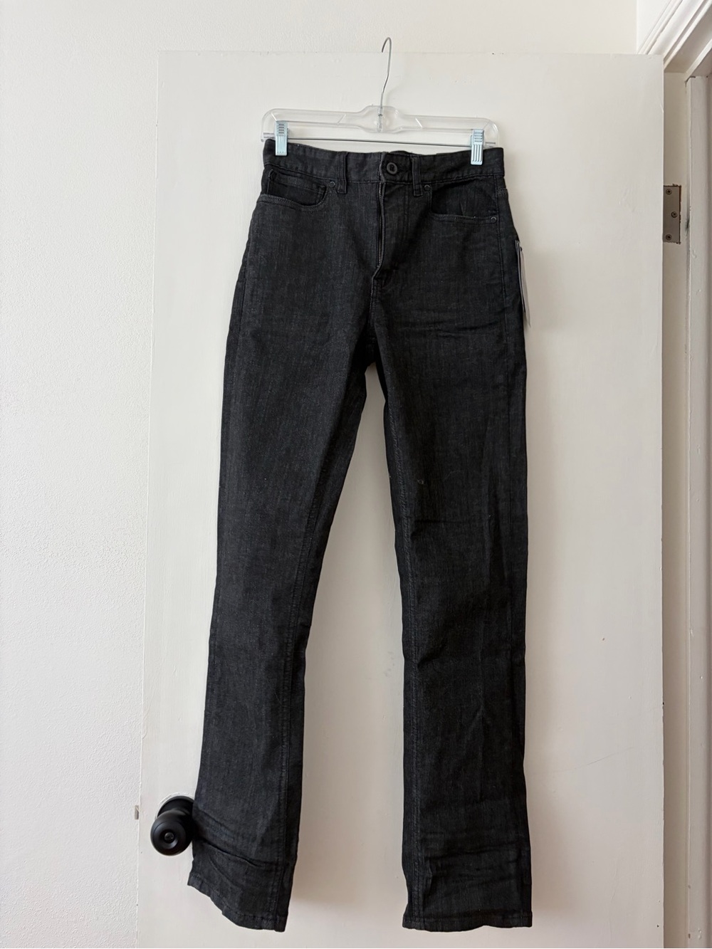 Men’s Black Straight-Leg Jeans